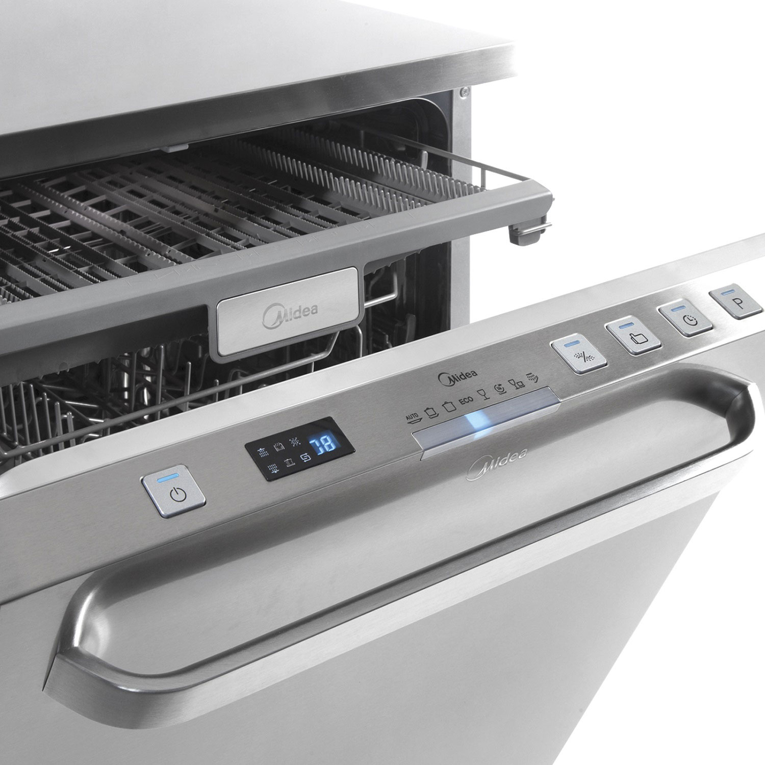 LAVAVAJILLAS INOX MIDEA - 14 CUBIERTOS [DE-214XAR1]