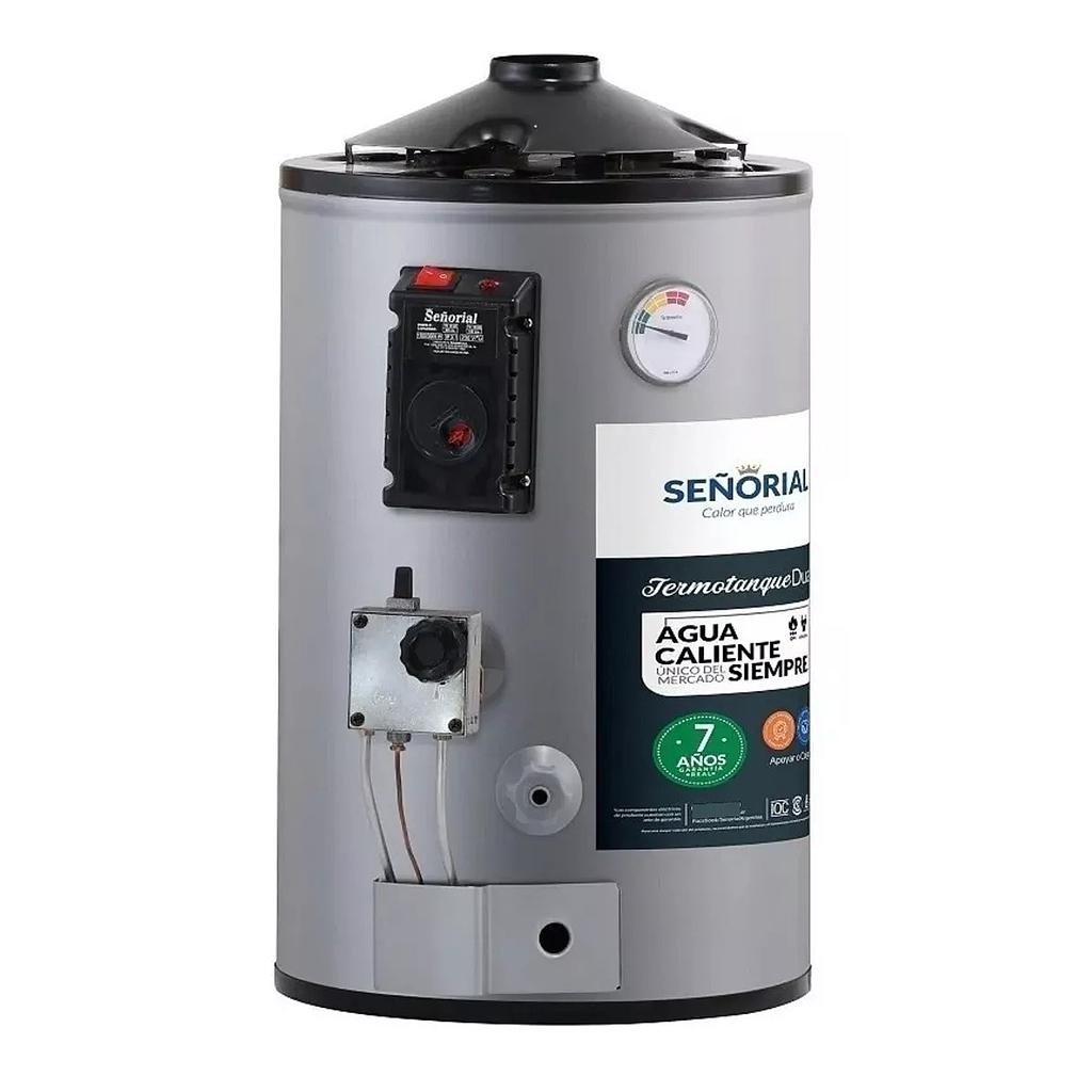 TERMOTANQUE DUAL 30l PARA COLGAR/APOYAR CONEXIÓN SUPERIOR/INFERIOR - SEÑORIAL [TDEG-30]