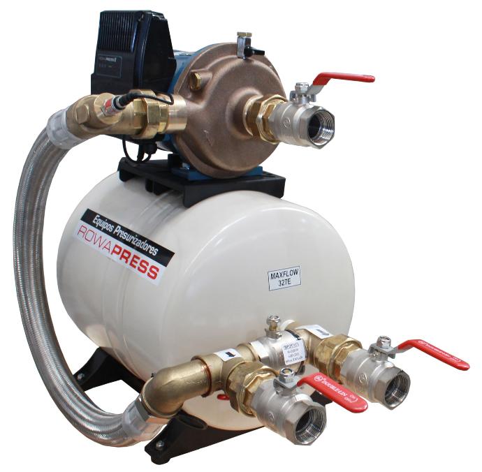 BOMBA PRESURIZADORA MAXFLOW 327 ME 50/60L MONOFASICA - 8 BAÑOS - ROWA [0005-0719]