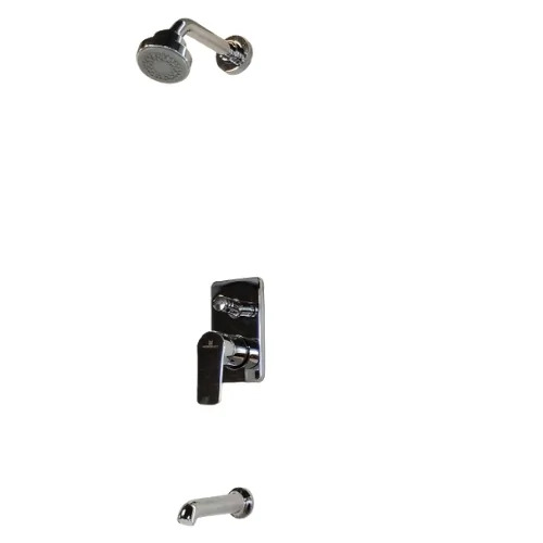 DUCHA EMBUTIDA MONOCOMANDO CON TRANSFERENCIA A TIRADOR SMALL CROMO - HIDROMET - 10 AÑOS DE GARANTÍA [9503CRCR]