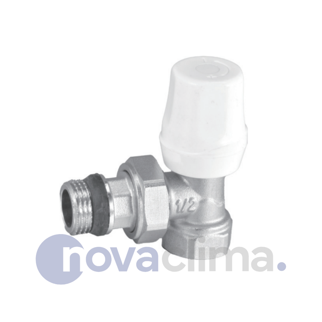 VALVULA ESCUADRA 1/2" PARA NIPLE - NOVA CLIMA