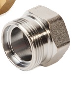 RACOR RECTO HEMBRA H1/2" x18M R180RX056 PARA ADAPTADOR GIACOMINI
