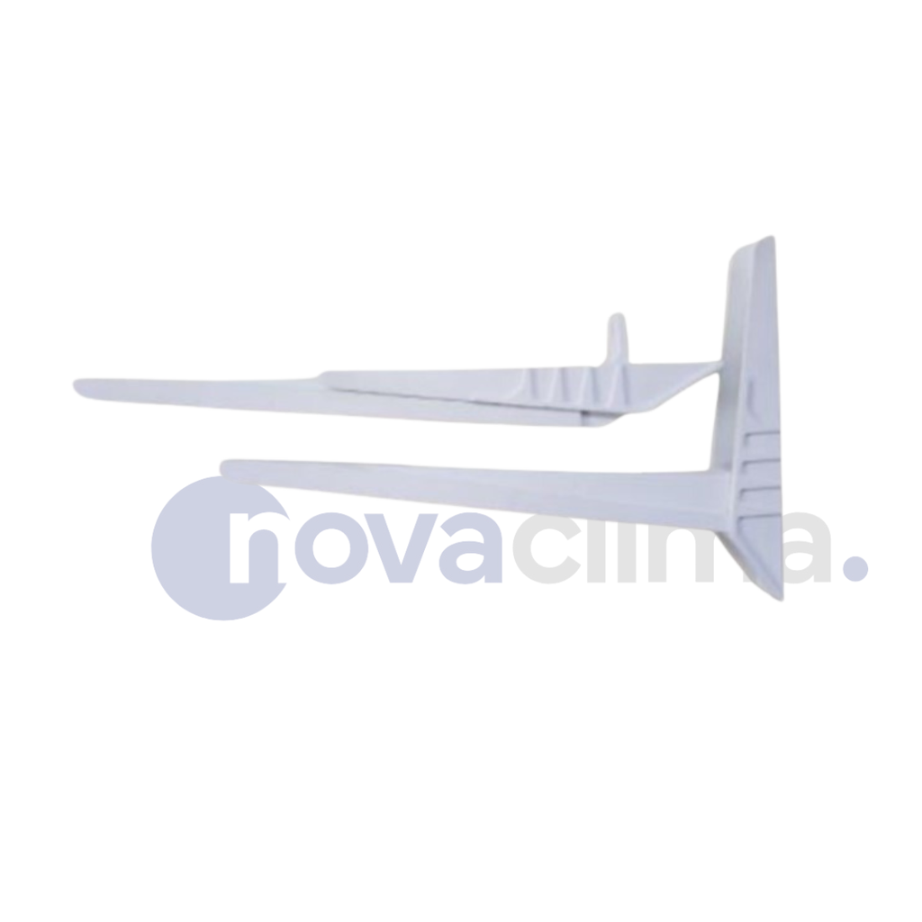 PAR DE MENSULAS ARTICULADA ANTI CORROSIÓN PARA CONDENSADORA SPLIT 400 CON JUEGO DE TORNILLOS COMPLETO- SOPORTA HASTA 450KG - NOVA CLIMA - POLAR