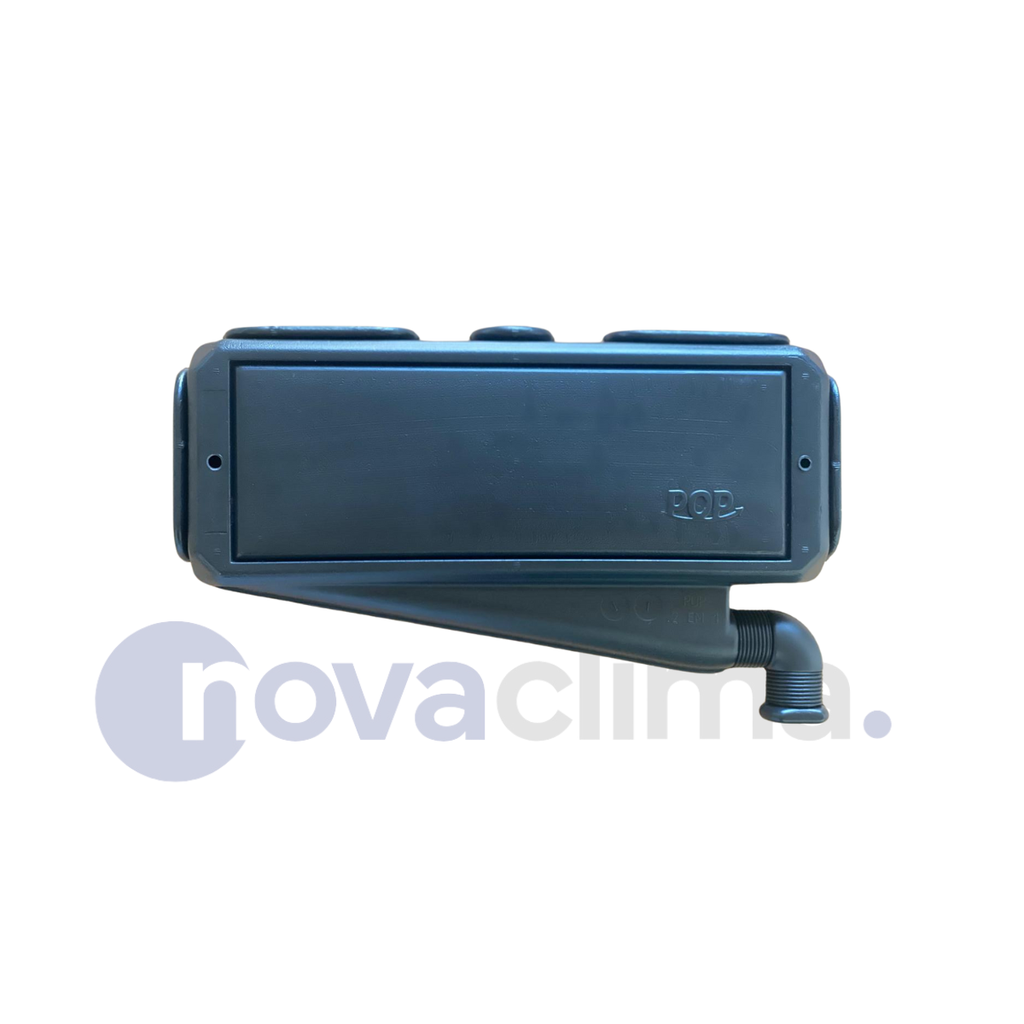 TERMINAL BOX NEGRA CON DESCARGA INTERCAMBIABLE - NOVA CLIMA - POLAR