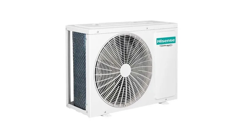 CONDENSADORA SPLIT INVERTER HISENSE 3500 W FRIO CALOR - BLACK [AS12UR4SVRCA02BKN]
