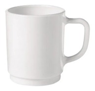 JARRO RECTO BLANCO MILKY 340-CC VIDRIO TEMPLADO [15674]