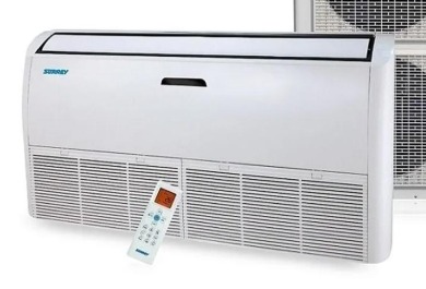 EVAPORADORA PISO TECHO 6TR NOVA INVERTER - FRIO CALOR POR BOMBA - TRIFASICO - GAS R32 - SURREY (LIGTH COMMERCIAL) [631ISQN072-P-ASB]