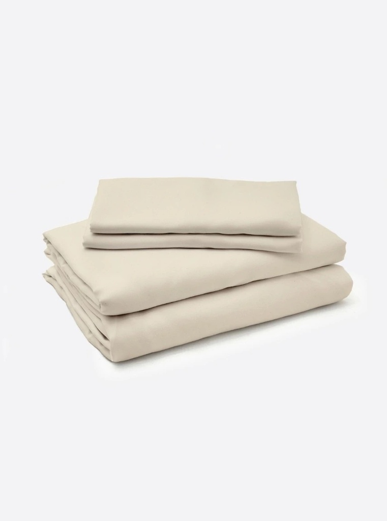 JUEGO DE SABANAS COTTON TOUCH - 200 HILOS - TWIN - GOLDEN