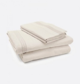 JUEGO DE SABANAS COTTON TOUCH PREMIUM - 600 HILOS - TWIN - PLATINUM