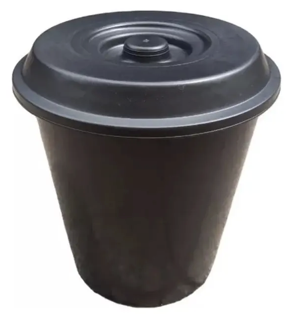  RECIPIENTE RESIDUOS REDONDO 22 LT PLASTICO CON TAPA [5271]