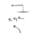 GRIFERIA DUCHA EMBUTIR PIAZZA MIND - CON TRANSFERENCIA - CIERRE CERAMICO - 5 AÑOS DE GARANTIA