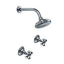 GRIFERÍA DUCHA BICOMANDO SIN TRANSFERENCIA BEVERLY CRUZ CROMO - HIDROMET - 10 AÑOS DE GARANTÍA [00404CRCR]