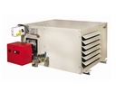 GENERADOR DE AIRE CALIENTE AEROTERMO  CON QUEMADOR CQ GAS NATURAL MODELO AG-100 CON MENSULAS - CIROC