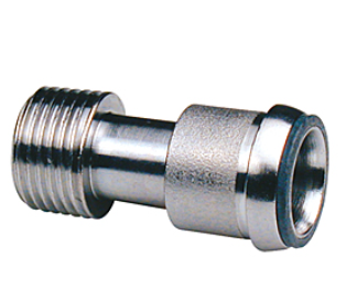 RACOR TELESCOPICO EN LATON CROMADO 1/2" GIACOMINI COD R173X003 - LA