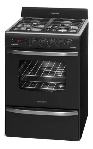 COCINA PREMIUM A GAS LONGVIE 56CM - GRAFITO -EFICIENCIA A++ [21501G]