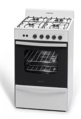 COCINA STD A GAS LONGVIE 56CM - BLANCO - EFICIENCIA A++ [12331B]