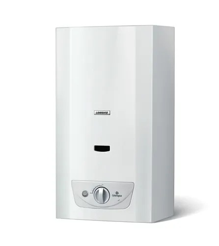 CALEFÓN A GAS LONGVIE 12 LITROS - TIRO NATURAL - SIN LLAMA PILOTO [CN412SS-N/E]