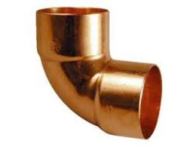 CURVA DE COBRE 90º Ø 3/8" - PARA SOLDAR