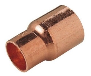 CUPLA REDUCCION DE COBRE 1/2" a 3/8" - PARA SOLDAR