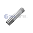 NIPLE ACERO INOXIDABLE DE 1/2" X 80 MM DE LARGO CON ROSCA 12MM - NOVA CLIMA