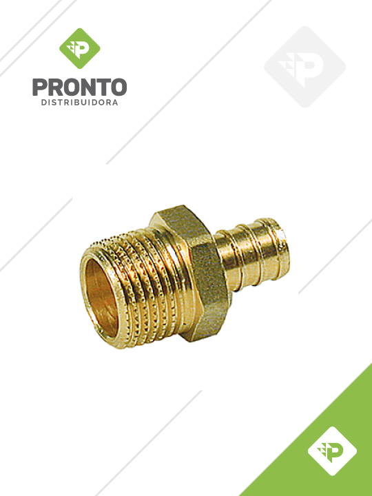 RECTO MACHO BRONCE 1/2"X1/2"-GZ107Y033-GIACOMINI - LA