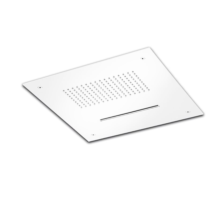 [26737] GRIFERÍA DUCHA EMBUTIDA CON LAMA 380mm BLANCO - HIDROMET - 10 AÑOS DE GARANTÍA [1911BLBL]