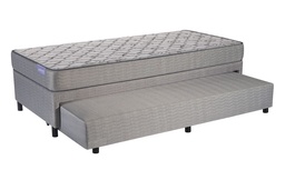 [29289] CONJUNTO COLCHÓN + SOMMIER AGRA RESORTES - 1 PLAZA - 0.90x1.90 MTS - INDUCOL [107301.70]