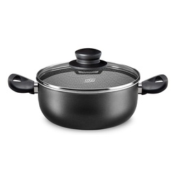[31260] CACEROLA 26 CM SUPRA ANTIADHERENTE TAPA VIDRIO [976]