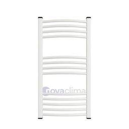 [31821] TOALLERO CURVO NEREUS 80 - 800mm*500mm (450mm entre conexiones) - BLANCO - NOVA CLIMA