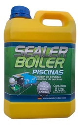 [31881] SELLADOR DE PÉRDIDAS EN CAÑERÍAS DE PISCINAS 2LTS - TAPA AZUL - SEALER BOILER