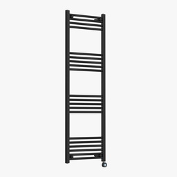 [32089] TOALLERO ELECTRICO DOMINO D 150 NEGRO - PEISA [10001809]