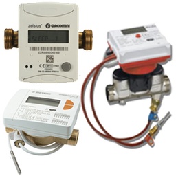 [22079] CONTADOR VOLUMÉTRICO DE ENERGÍA TÉRMICA DE DOBLE REGISTRO CON CONEXIONES 1" 2,5 M3/H GE552PY160 - GIACOMINI