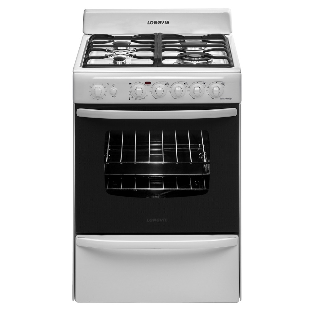 [25589] COCINA PREMIUM A GAS LONGVIE 56CM - BLANCO - EFICIENCIA A++ [19501B]