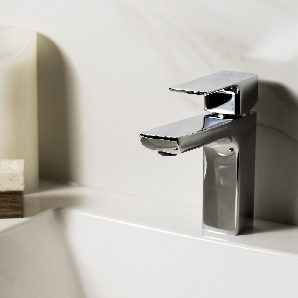 GRIFERÍA MONOCOMANDO ARQ LAVATORIO MESADA CROMO PIAZZA [10400]