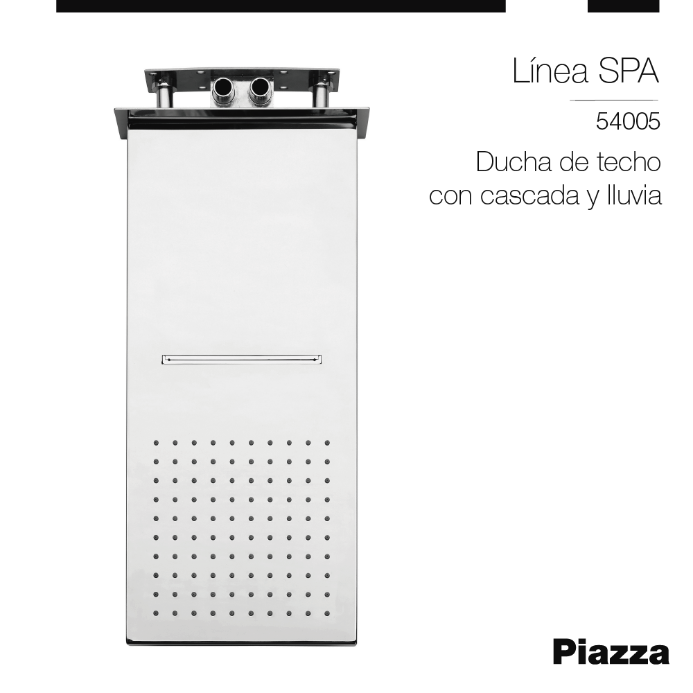 Flor Ducha SPA Piazza Con Lluvia + Cascada - 54005