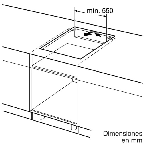 ANAFE DE INDUCCION 60CM NEGRO - BOSCH [PUE611BB5E]
