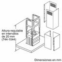 CAMPANA ISLA 90 CM  ABSORCION 754M3/H ACERO - BOSCH [DIB97IM50]