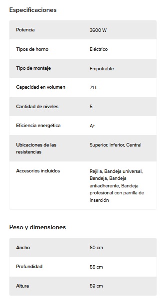 HORNO ELECTRICO EMPOTRABLE DE VAPOR MULTIFUNCION 60CM -INOXIDABLE- BOSCH [HRG635BS1]