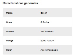 HORNO ELECTRICO EMPOTRABLE MULTIFUNCION 90CM -INOXIDABLE- BOSCH [VBD5780S0]