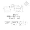 ACCESORIOS SET SENSUS 6 PIEZAS ACABADO ACERO INOXIDABLE - PIAZZA [73229S]