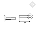 ACCESORIO JABONERA DYNAMIC CROMO -  HIDROMET [08521CRCR]