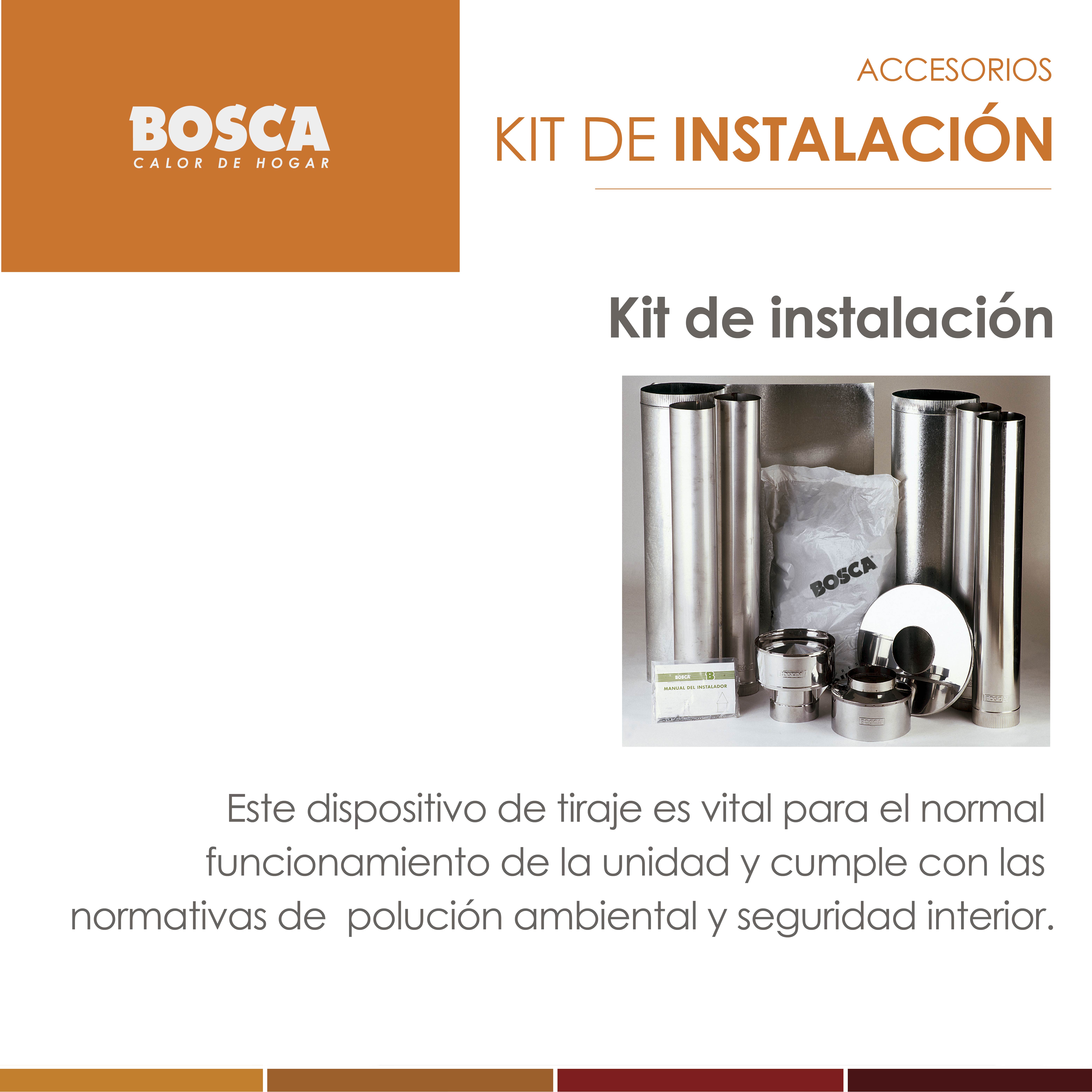 KIT INSTALACION SALAMANDRAS BOSCA