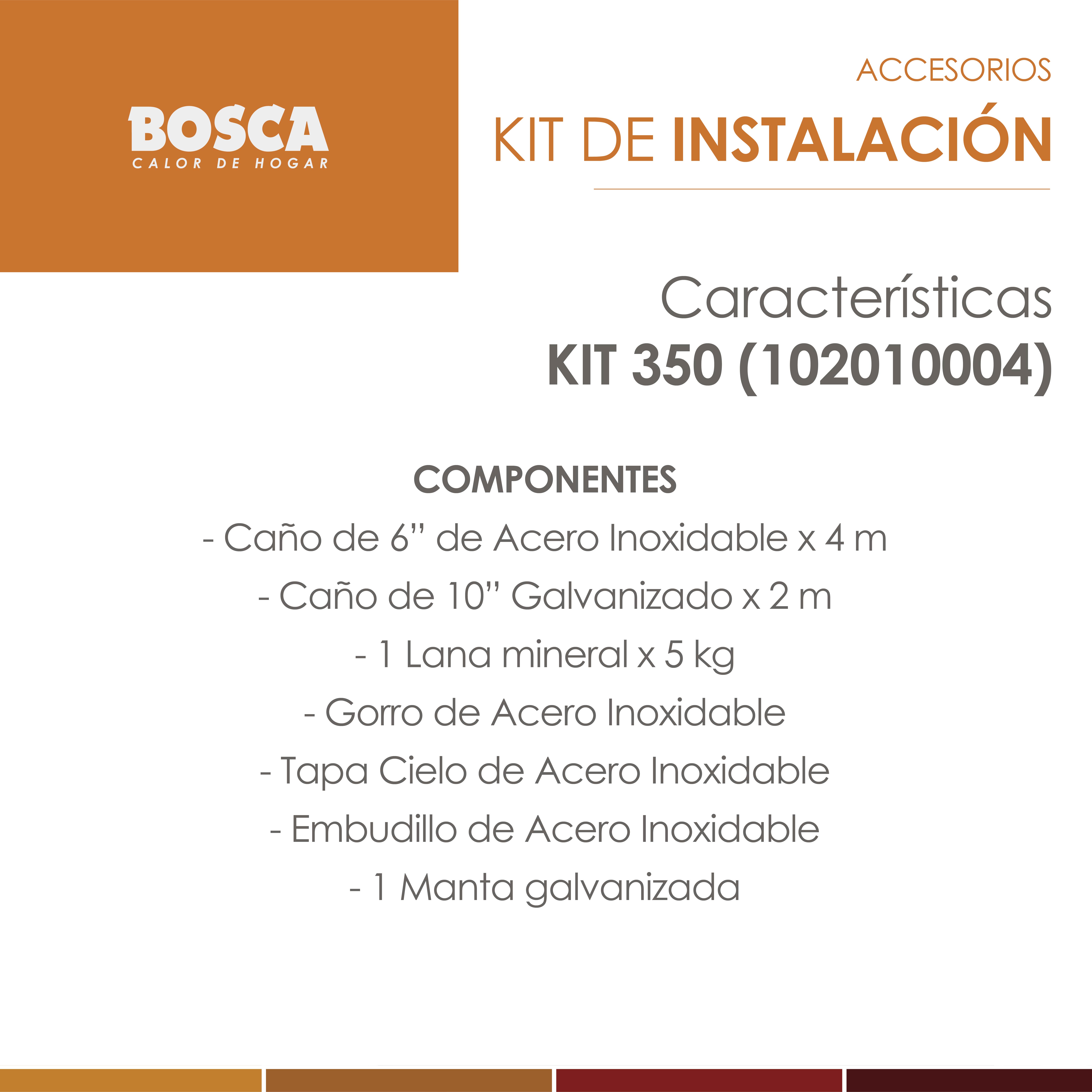 KIT INSTALACION SALAMANDRAS BOSCA