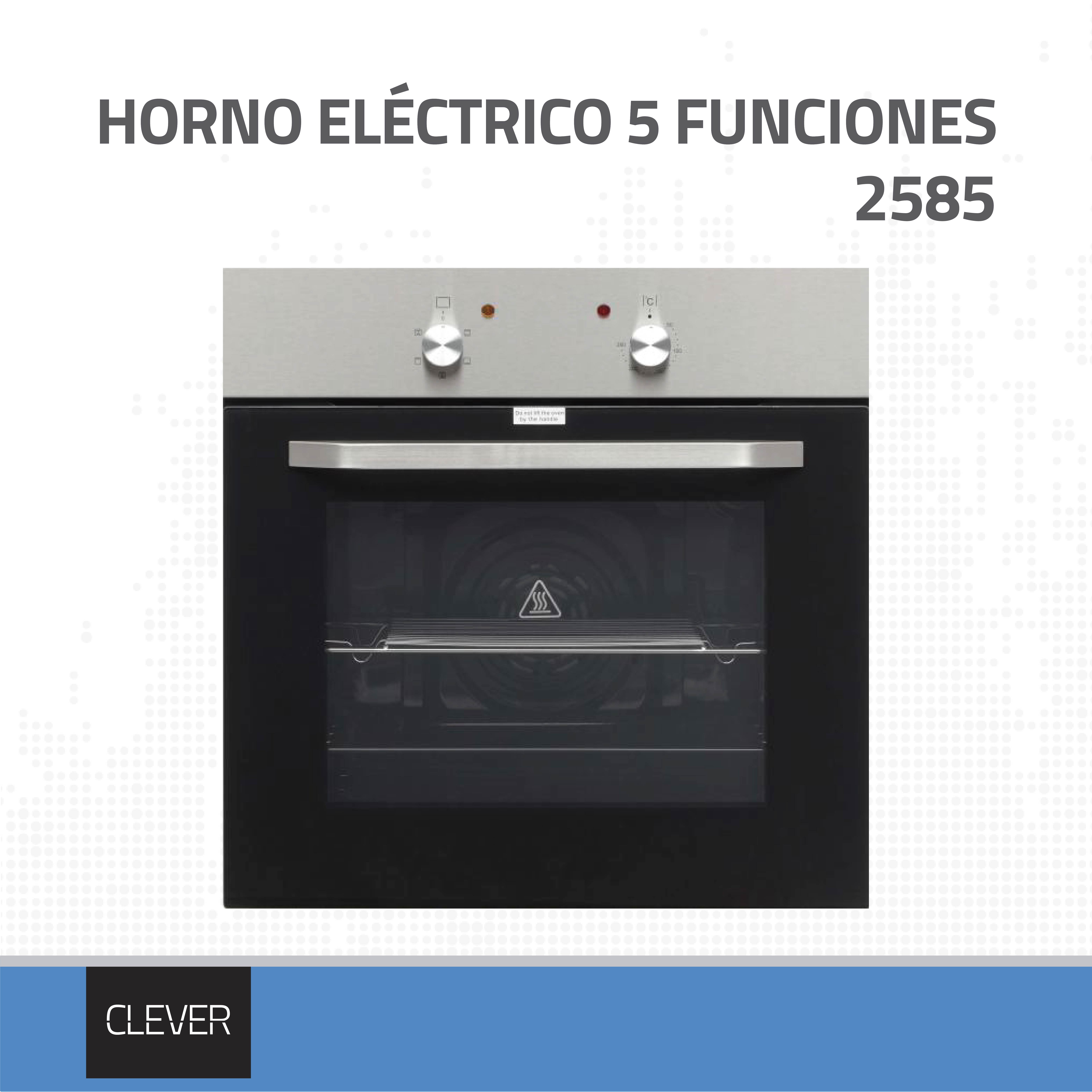 HORNO ELECTRICO CLEVER - 58 LITROS