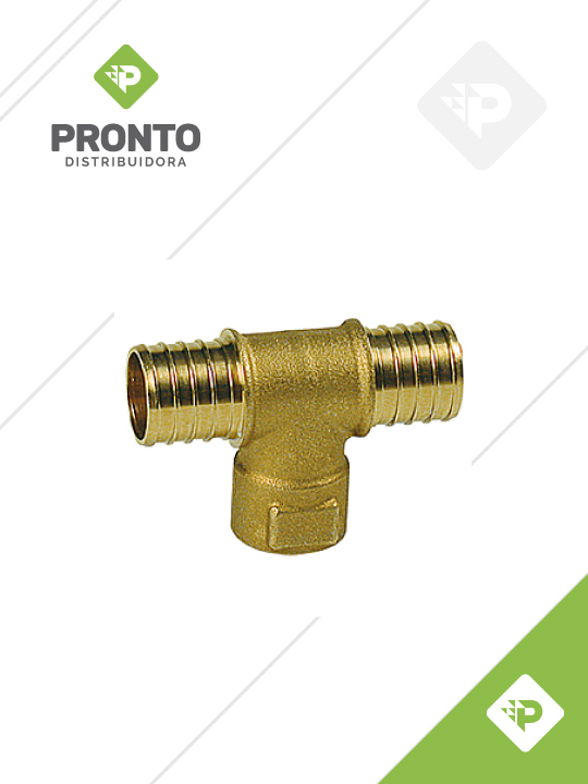 TEE HEMBRA BRONCE 1"X3/4"X1"-GZ154Y045-GIACOMINI - LA