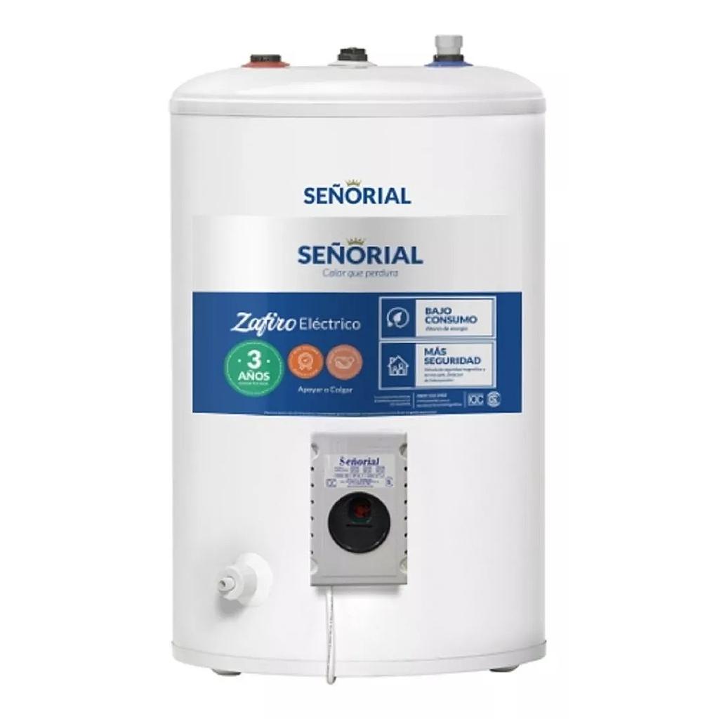 TERMOTANQUE ELÉCTRICO ZAFIRO 65l 230v PARA COLGAR CON CONEXIÓN SUPERIOR - SEÑORIAL [TESZ-65]