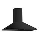 CAMPANA DE PARED PRIMA 90CM - 3 VELOCIDADES - TURBINA DOBLE - NEGRO - SPAR - [5941-409]