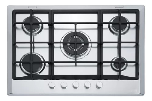 ANAFE A GAS 5 HORNALLAS 70CM FHM 705 - 1 TRIPLE CORONA - ACERO -SPAR [6600-079]