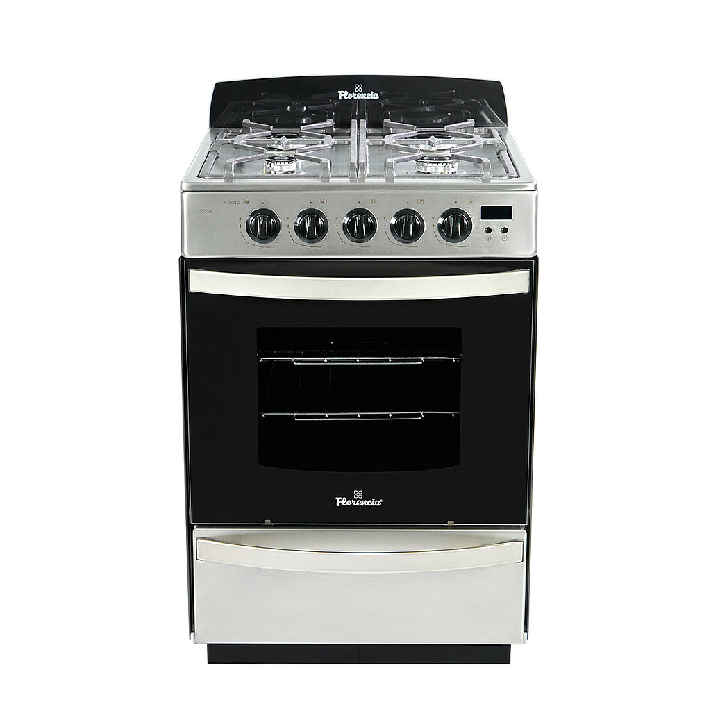 COCINA MULTIGAS 65LT 4 HORNALLAS CON ENCENDIDO ELECTRICO - BLANCO - FLORENCIA [FLOR5558]