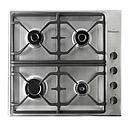ANAFE MULTIGAS 4 HORNALLAS CON REJILLAS DE HIERRO - ACERO INOXIDABLE - FLORENCIA [FLOR6748I]